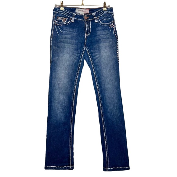 vtg LAGUNA BEACH Embellished Bootcut Jeans. Size 28 - Picture 2 of 10